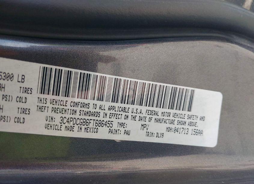 Photo 9 of 2015 Dodge Journey CROSSROAD (VIN 3C4PDCGB6FT686455)