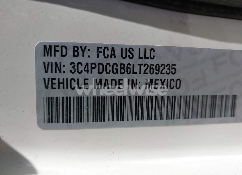 Photo 9 of 2020 Dodge Journey CROSSROAD (VIN 3C4PDCGB6LT269235)