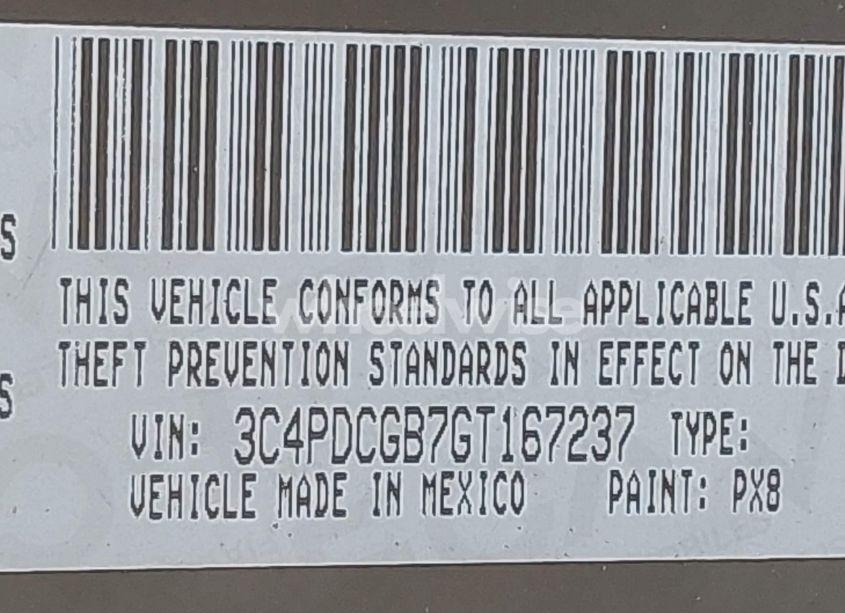 Photo 9 of 2016 Dodge Journey CROSSROAD (VIN 3C4PDCGB7GT167237)