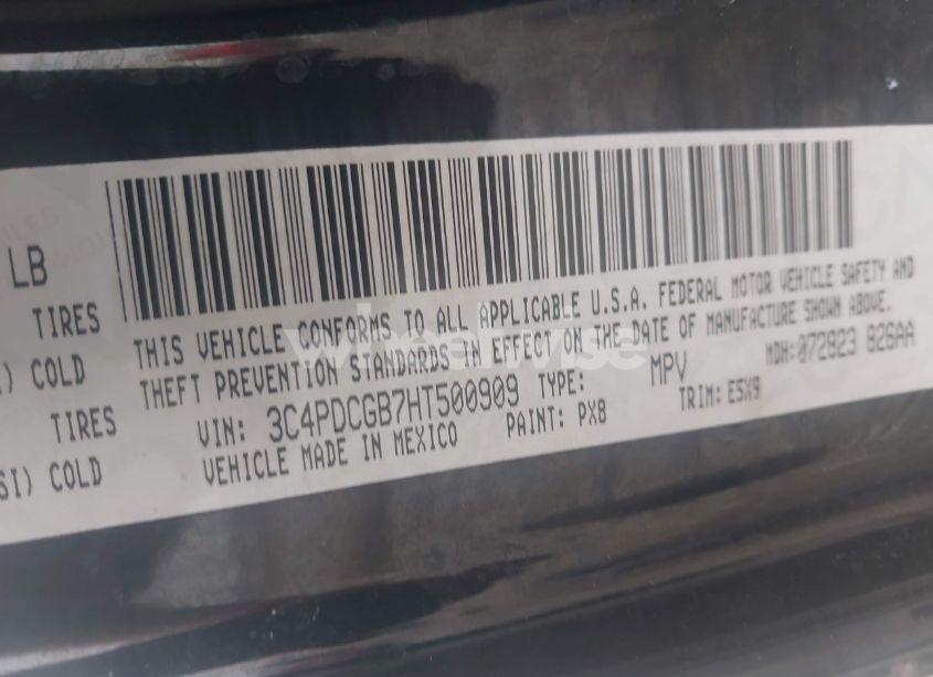 Photo 9 of 2017 Dodge Journey CROSSROAD (VIN 3C4PDCGB7HT500909)