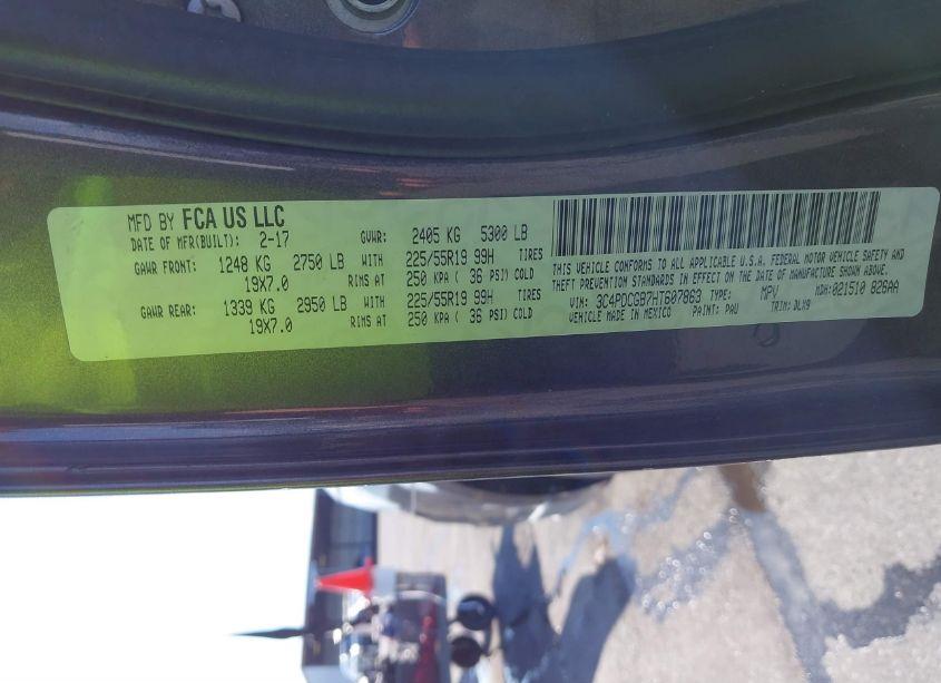 Photo 9 of 2017 Dodge Journey CROSSROAD PLUS (VIN 3C4PDCGB7HT607863)