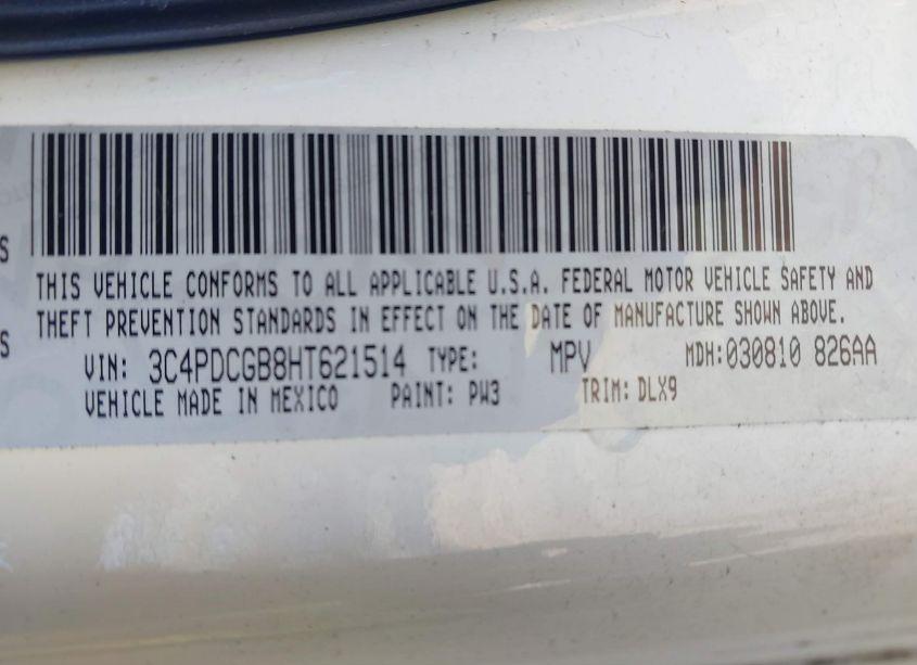 Photo 9 of 2017 Dodge Journey CROSSROAD PLUS (VIN 3C4PDCGB8HT621514)