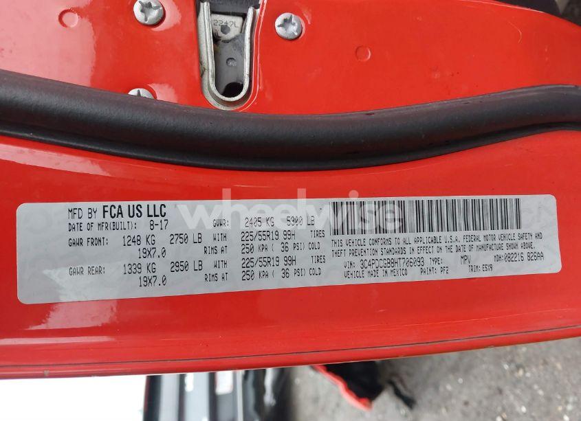 Photo 9 of 2017 Dodge Journey CROSSROAD (VIN 3C4PDCGB8HT706093)