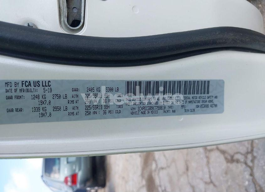 Photo 9 of 2019 Dodge Journey CROSSROAD (VIN 3C4PDCGB9KT798810)