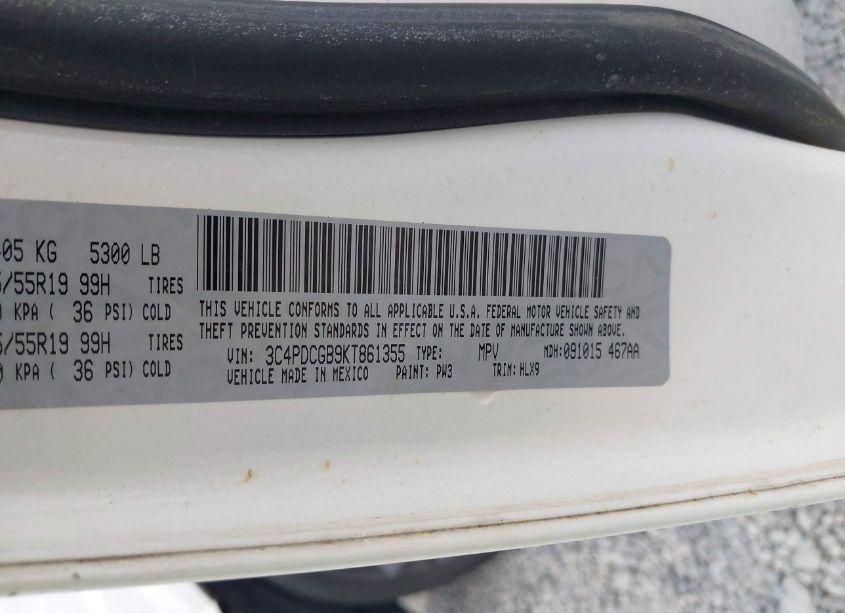 Photo 9 of 2019 Dodge Journey CROSSROAD (VIN 3C4PDCGB9KT861355)