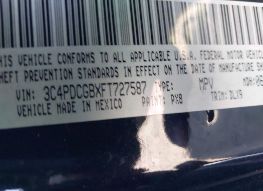 Photo 9 of 2015 Dodge Journey CROSSROAD (VIN 3C4PDCGBXFT727587)