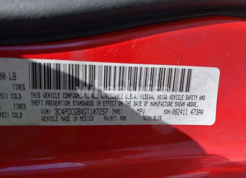 Photo 9 of 2016 Dodge Journey CROSSROAD PLUS (VIN 3C4PDCGBXGT107257)