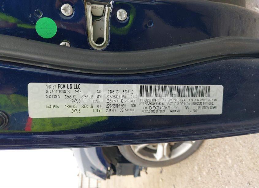 Photo 9 of 2017 Dodge Journey CROSSROAD (VIN 3C4PDCGBXHT644101)