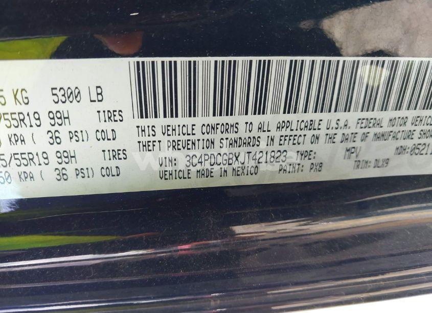 Photo 9 of 2018 Dodge Journey CROSSROAD (VIN 3C4PDCGBXJT421823)