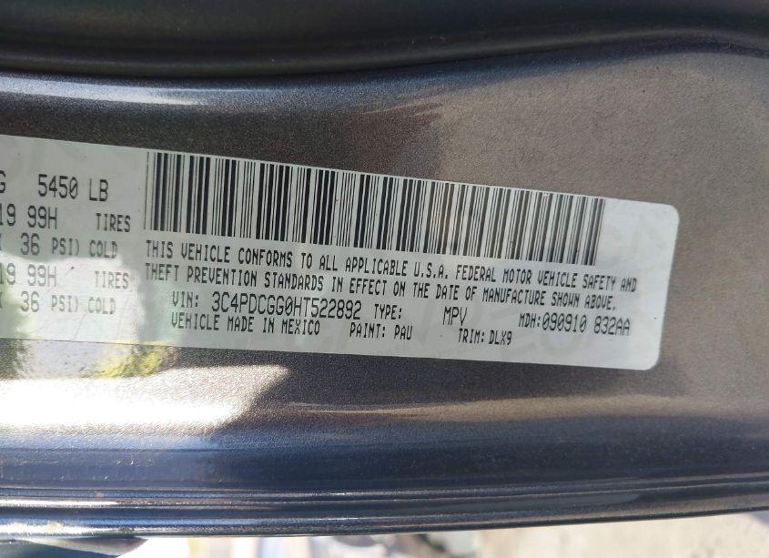 Photo 9 of 2017 Dodge Journey CROSSROAD PLUS (VIN 3C4PDCGG0HT522892)