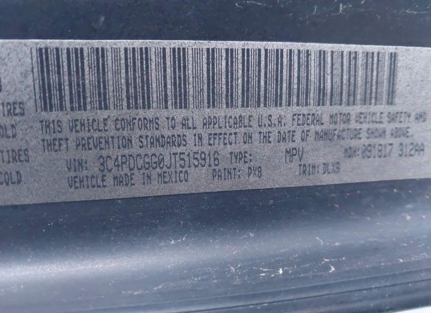 Photo 9 of 2018 Dodge Journey CROSSROAD (VIN 3C4PDCGG0JT515916)