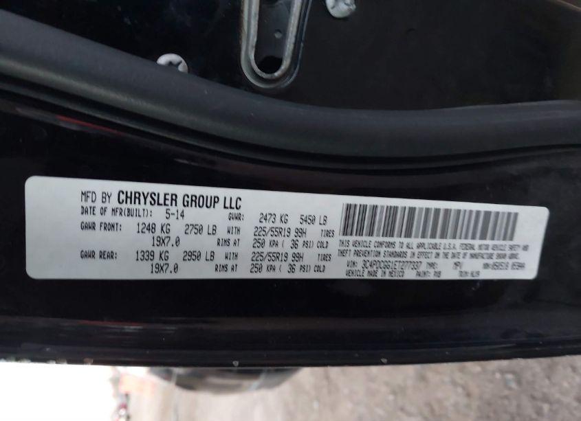 Photo 9 of 2014 Dodge Journey CROSSROAD (VIN 3C4PDCGG1ET277337)