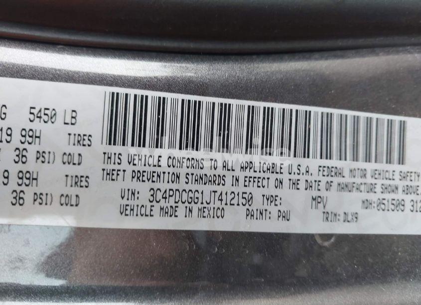 Photo 9 of 2018 Dodge Journey CROSSROAD (VIN 3C4PDCGG1JT412150)