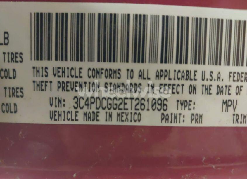 Photo 9 of 2014 Dodge Journey CROSSROAD (VIN 3C4PDCGG2ET261096)