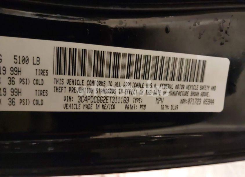 Photo 9 of 2014 Dodge Journey CROSSROAD (VIN 3C4PDCGG2ET311169)