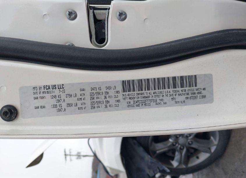 Photo 9 of 2015 Dodge Journey CROSSROAD (VIN 3C4PDCGG2FT737316)