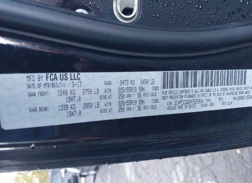 Photo 9 of 2017 Dodge Journey CROSSROAD PLUS (VIN 3C4PDCGG2HT625814)