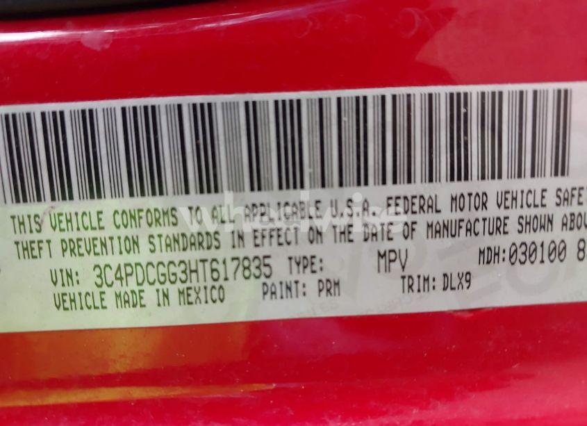 Photo 9 of 2017 Dodge Journey CROSSROAD PLUS (VIN 3C4PDCGG3HT617835)