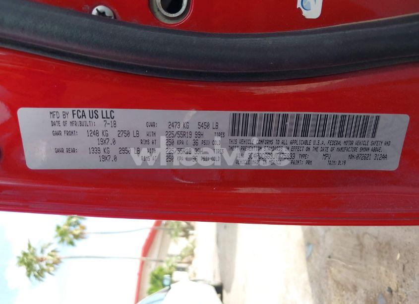 Photo 9 of 2018 Dodge Journey CROSSROAD (VIN 3C4PDCGG3JT475993)