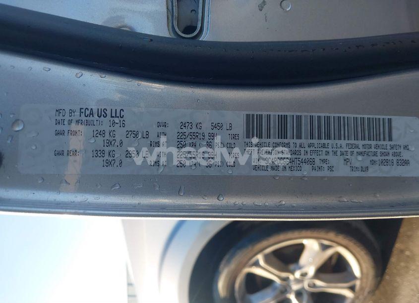 Photo 9 of 2017 Dodge Journey CROSSROAD PLUS (VIN 3C4PDCGG4HT544068)