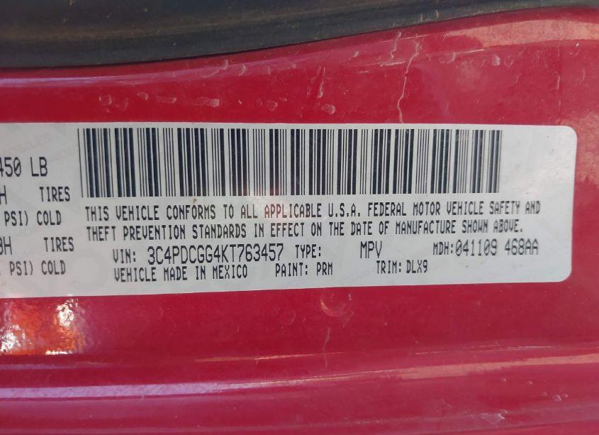 Photo 9 of 2019 Dodge Journey CROSSROAD (VIN 3C4PDCGG4KT763457)