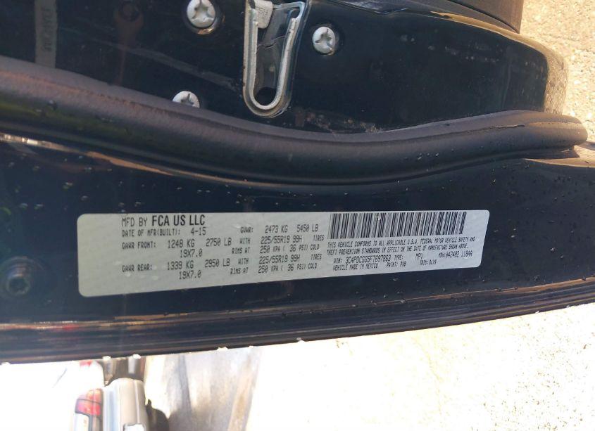 Photo 9 of 2015 Dodge Journey CROSSROAD (VIN 3C4PDCGG5FT697863)