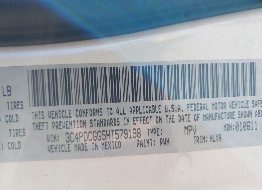 Photo 9 of 2017 Dodge Journey CROSSROAD PLUS (VIN 3C4PDCGG5HT579198)