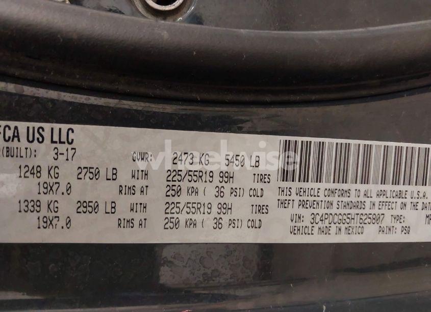 Photo 9 of 2017 Dodge Journey CROSSROAD PLUS (VIN 3C4PDCGG5HT625807)