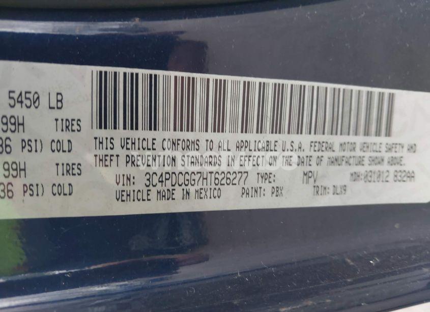 Photo 9 of 2017 Dodge Journey CROSSROAD PLUS (VIN 3C4PDCGG7HT626277)