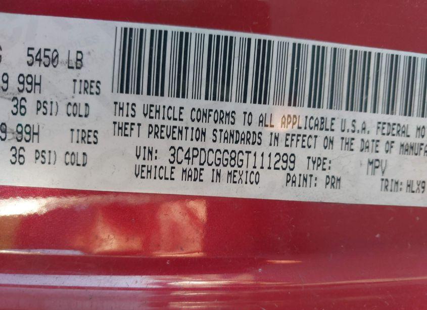 Photo 9 of 2016 Dodge Journey CROSSROAD PLUS (VIN 3C4PDCGG8GT111299)