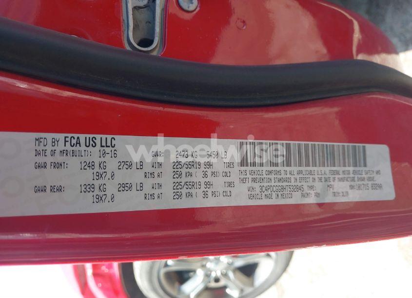 Photo 9 of 2017 Dodge Journey CROSSROAD PLUS (VIN 3C4PDCGG8HT532845)