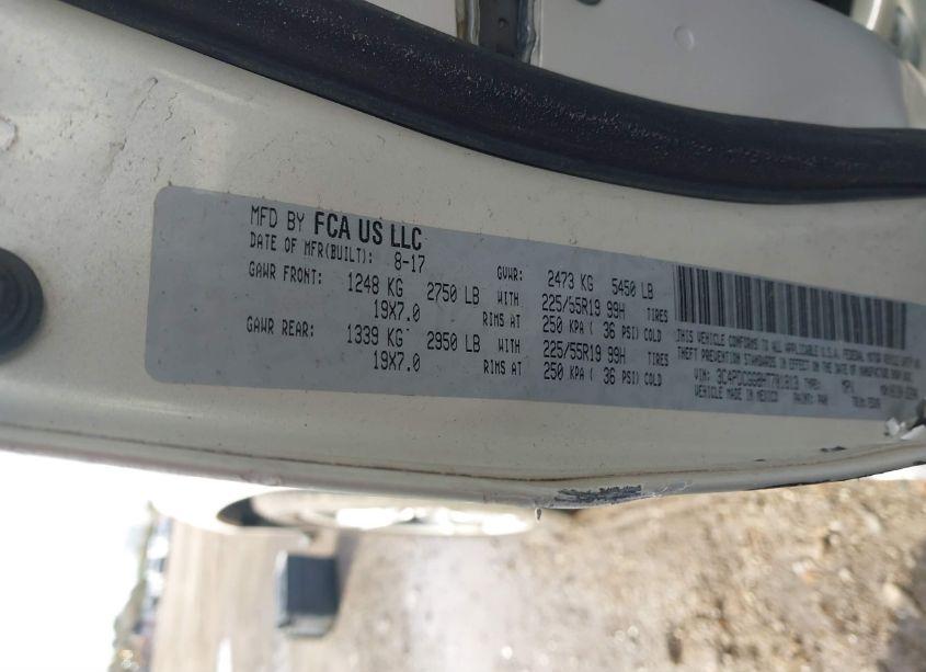 Photo 9 of 2017 Dodge Journey CROSSROAD (VIN 3C4PDCGG8HT701813)