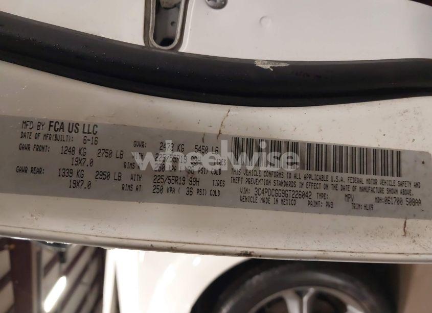 Photo 9 of 2016 Dodge Journey CROSSROAD PLUS (VIN 3C4PDCGG9GT226042)