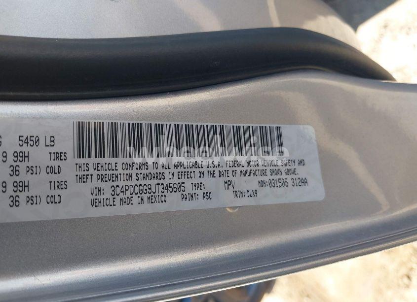 Photo 9 of 2018 Dodge Journey CROSSROAD (VIN 3C4PDCGG9JT345605)