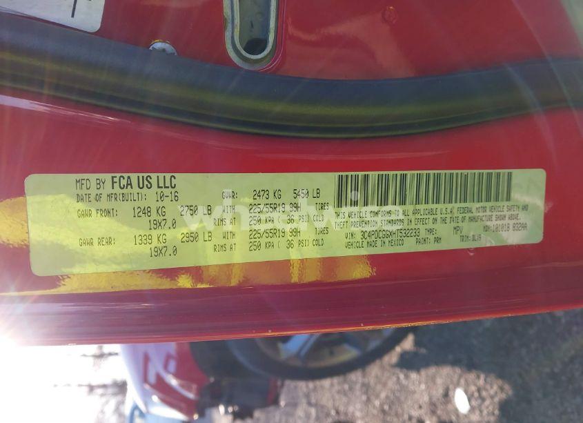 Photo 9 of 2017 Dodge Journey CROSSROAD PLUS (VIN 3C4PDCGGXHT532233)