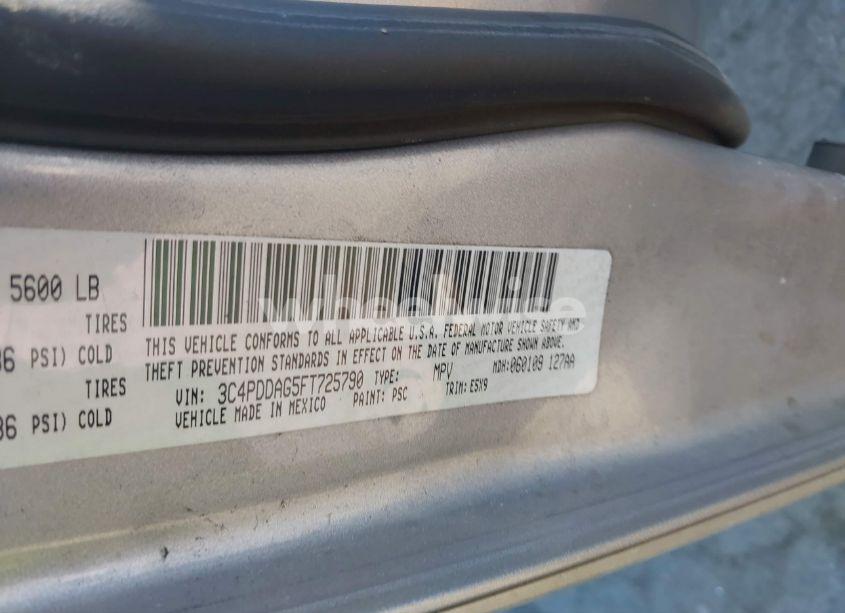 Photo 9 of 2015 Dodge Journey SE (VIN 3C4PDDAG5FT725790)