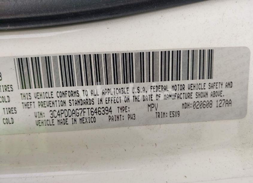 Photo 9 of 2015 Dodge Journey SE (VIN 3C4PDDAG7FT646394)