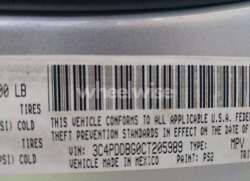 Photo 9 of 2012 Dodge Journey SXT (VIN 3C4PDDBG0CT205989)