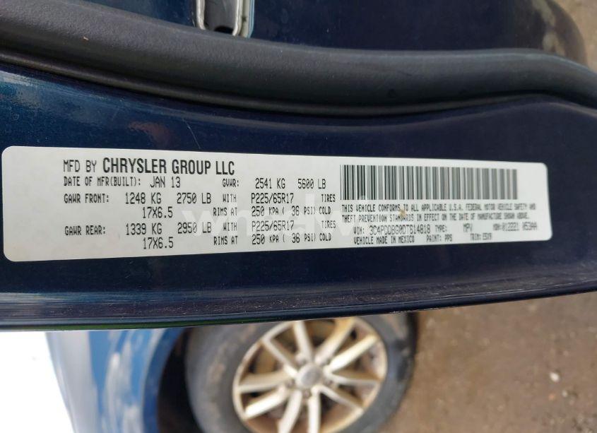 Photo 9 of 2013 Dodge Journey SXT (VIN 3C4PDDBG0DT614818)