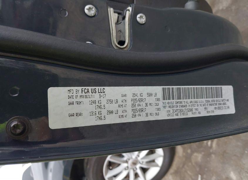 Photo 9 of 2018 Dodge Journey SXT AWD (VIN 3C4PDDBG0JT152806)