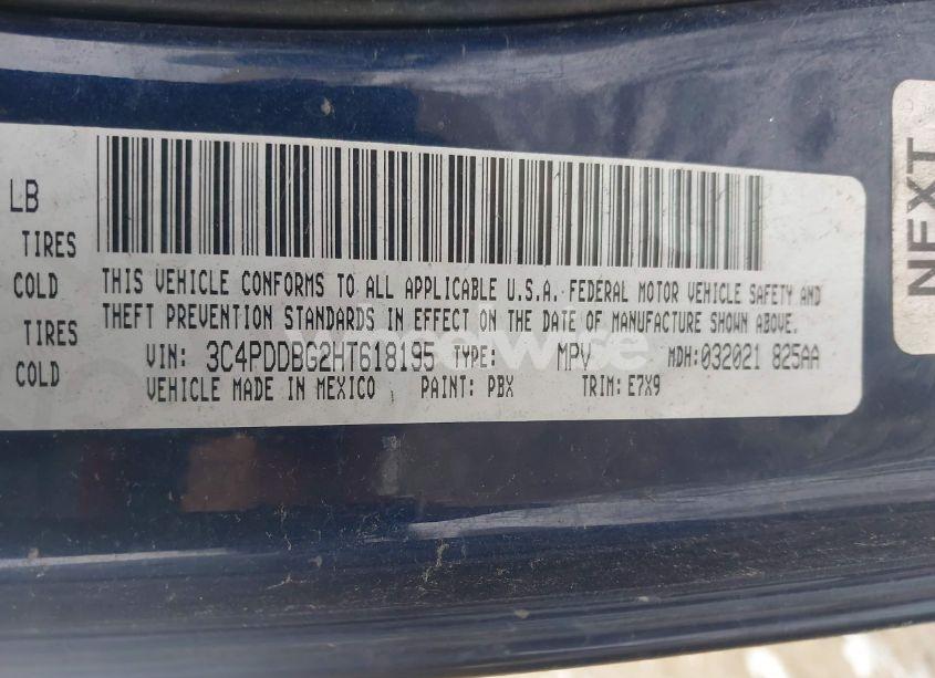 Photo 9 of 2017 Dodge Journey SXT AWD (VIN 3C4PDDBG2HT618195)