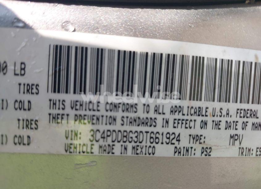 Photo 9 of 2013 Dodge Journey SXT (VIN 3C4PDDBG3DT661924)