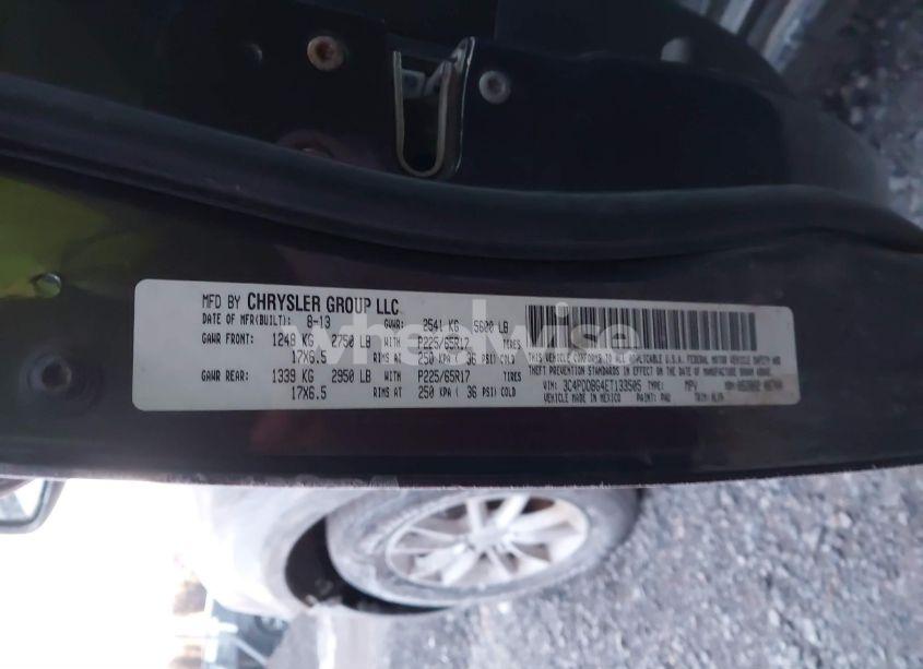 Photo 9 of 2014 Dodge Journey SXT (VIN 3C4PDDBG4ET133505)