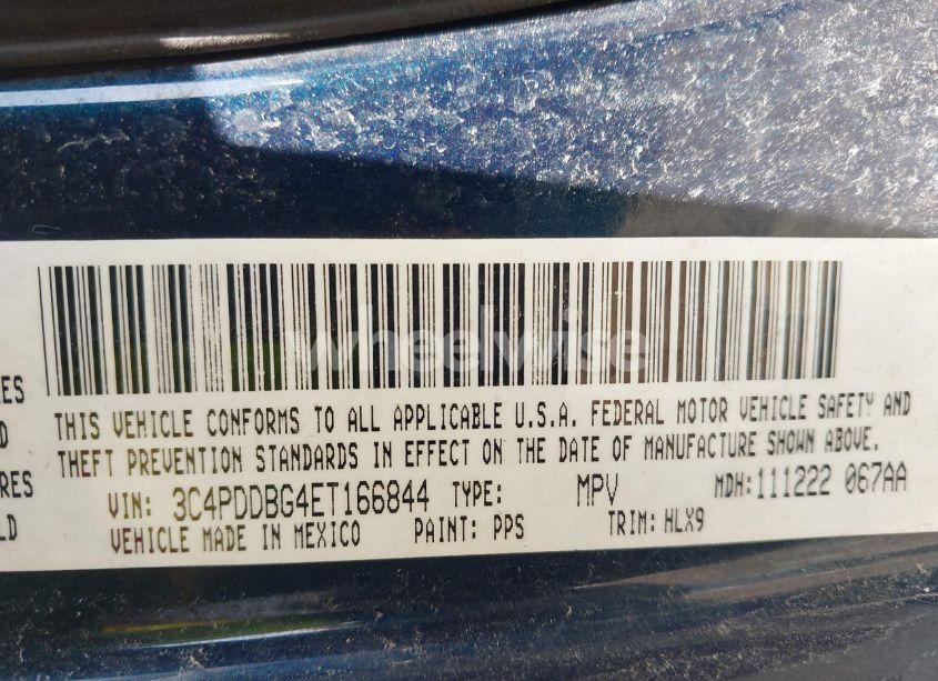 Photo 9 of 2014 Dodge Journey SXT (VIN 3C4PDDBG4ET166844)