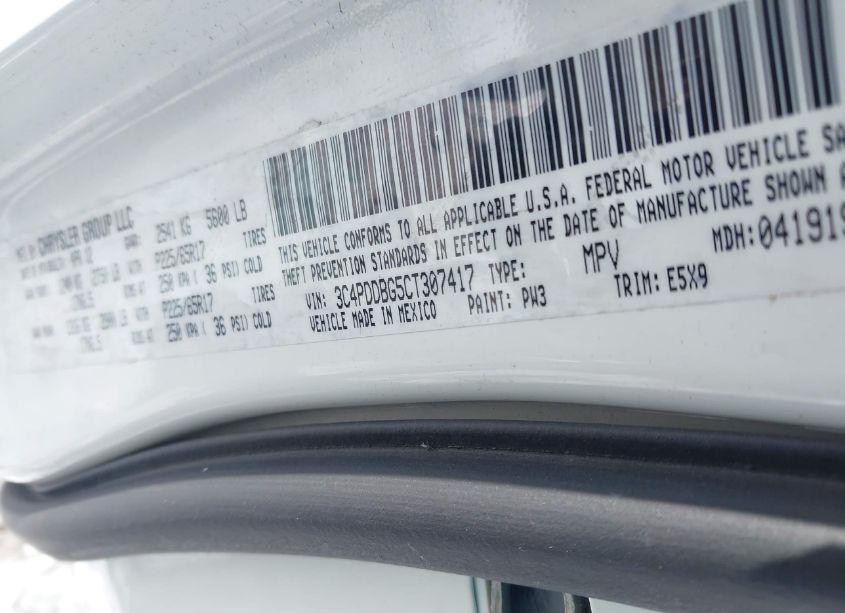 Photo 9 of 2012 Dodge Journey (VIN 3C4PDDBG5CT307417)