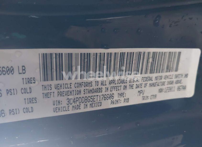 Photo 9 of 2014 Dodge Journey SXT (VIN 3C4PDDBG5ET176606)