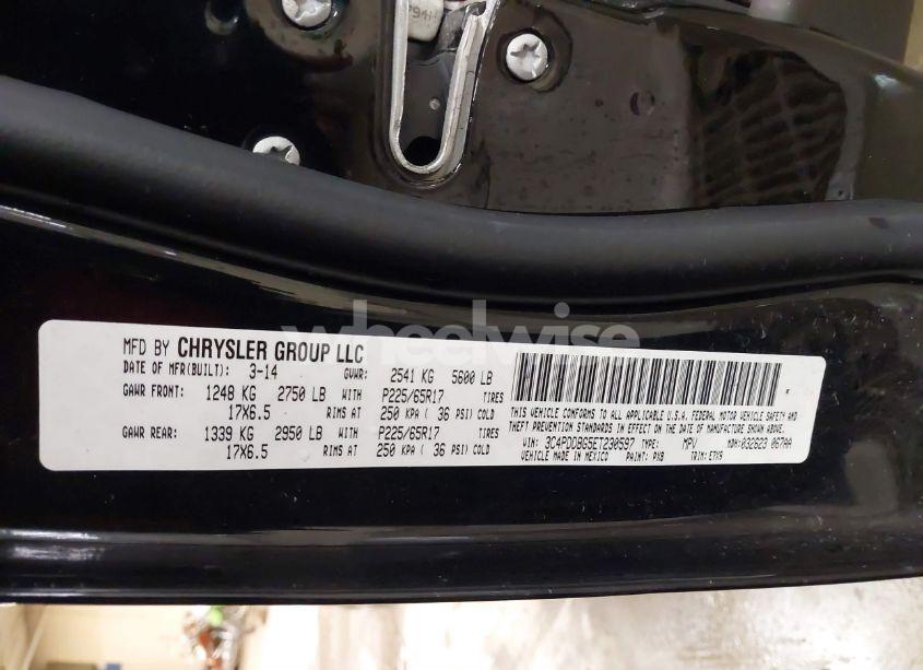 Photo 9 of 2014 Dodge Journey SXT (VIN 3C4PDDBG5ET230597)