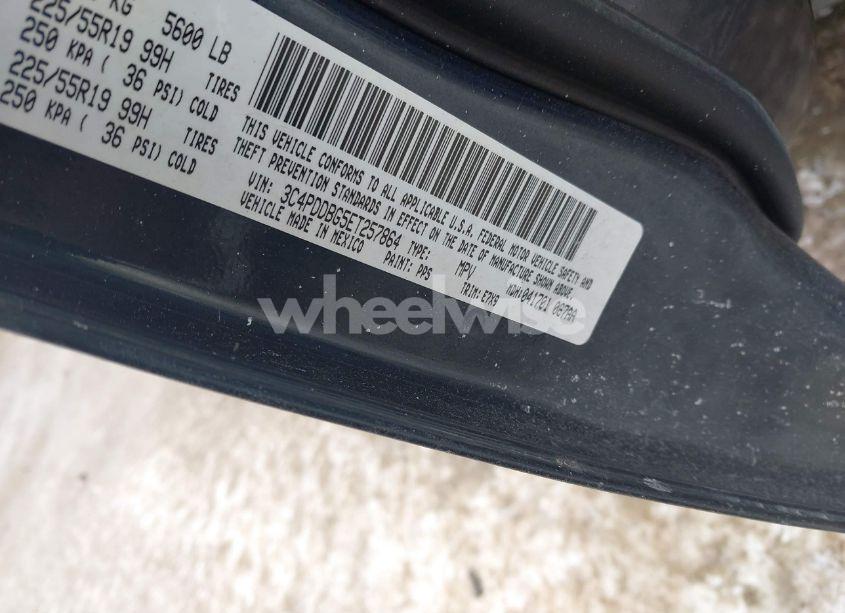 Photo 9 of 2014 Dodge Journey SXT (VIN 3C4PDDBG5ET257864)