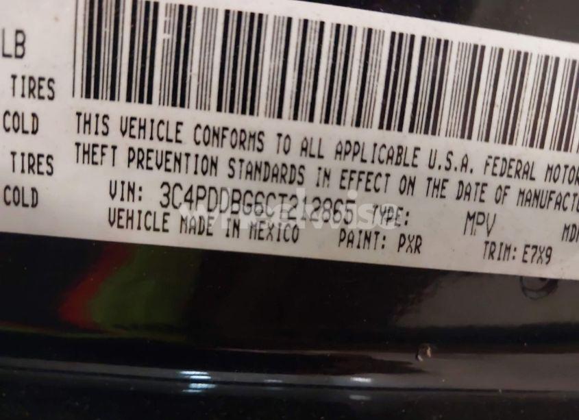 Photo 9 of 2012 Dodge Journey SXT (VIN 3C4PDDBG6CT212865)