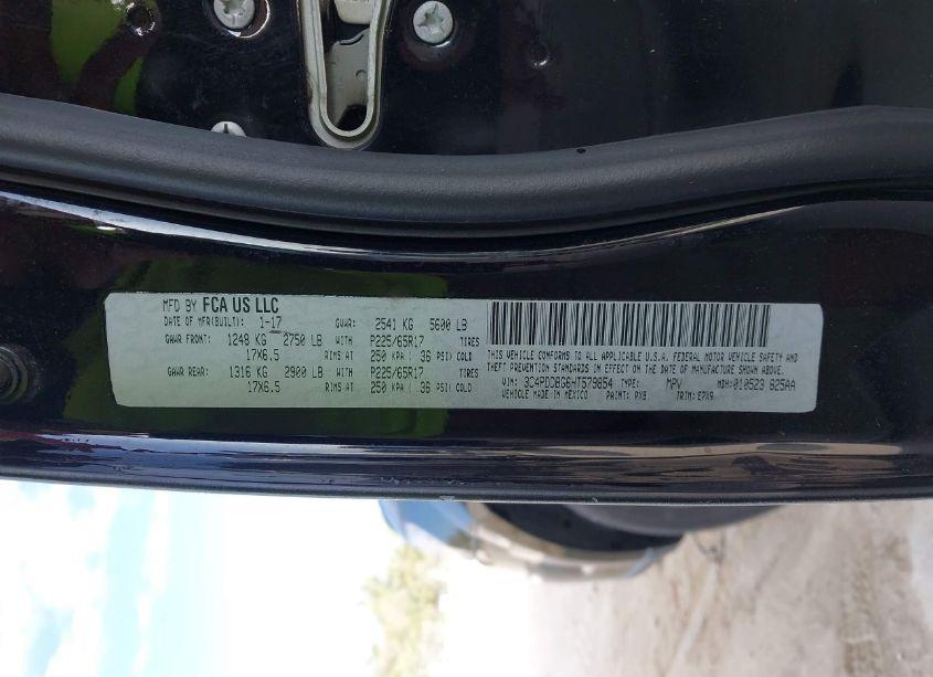 Photo 9 of 2017 Dodge Journey SXT AWD (VIN 3C4PDDBG6HT579854)